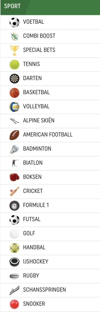 Sportweddenschappen
